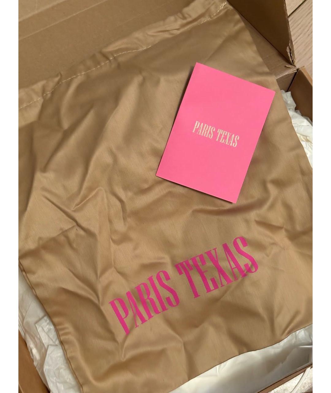 PARIS TEXAS Розовые босоножки из лакированной кожи, фото 5