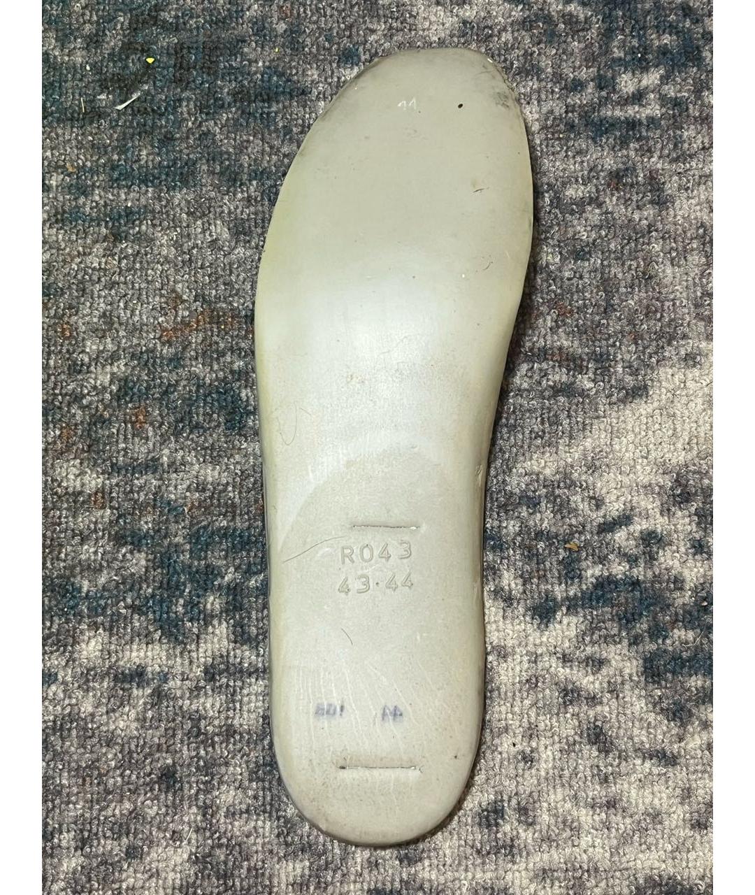 MAISON MARGIELA Салатовые низкие кроссовки / кеды, фото 6