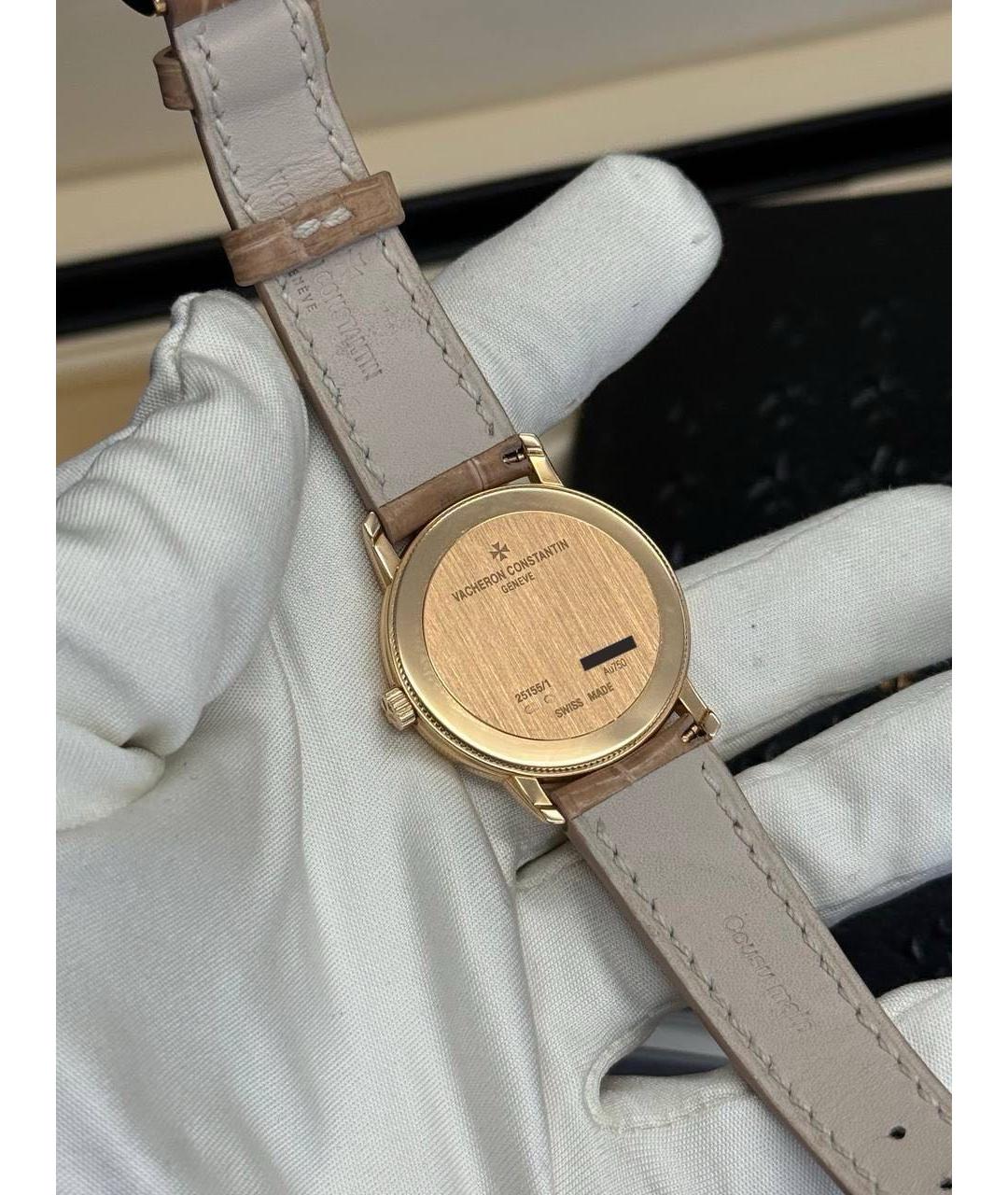 VACHERON CONSTANTIN Бежевые часы из розового золота, фото 3