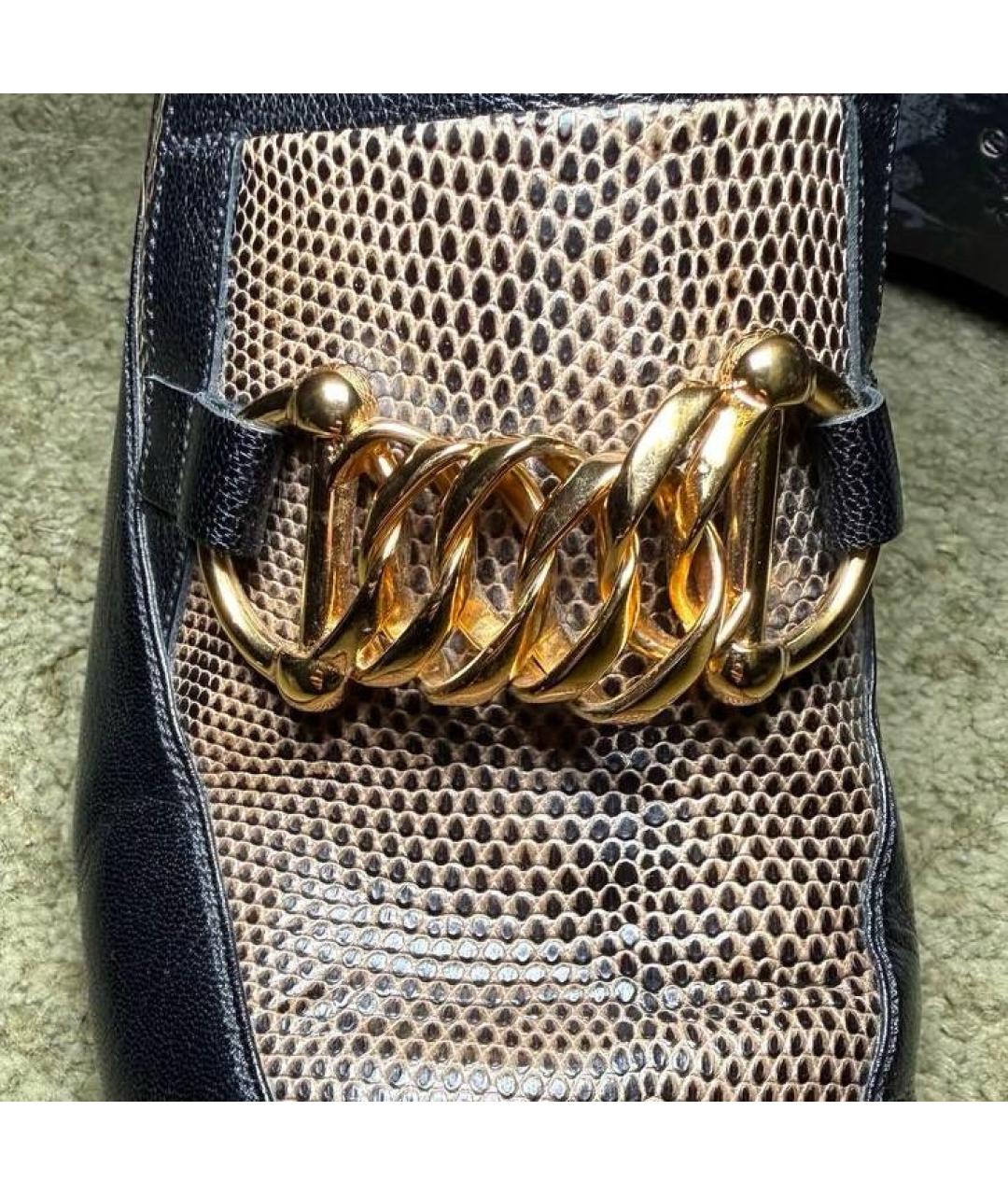 GUCCI Черные кожаные туфли, фото 7