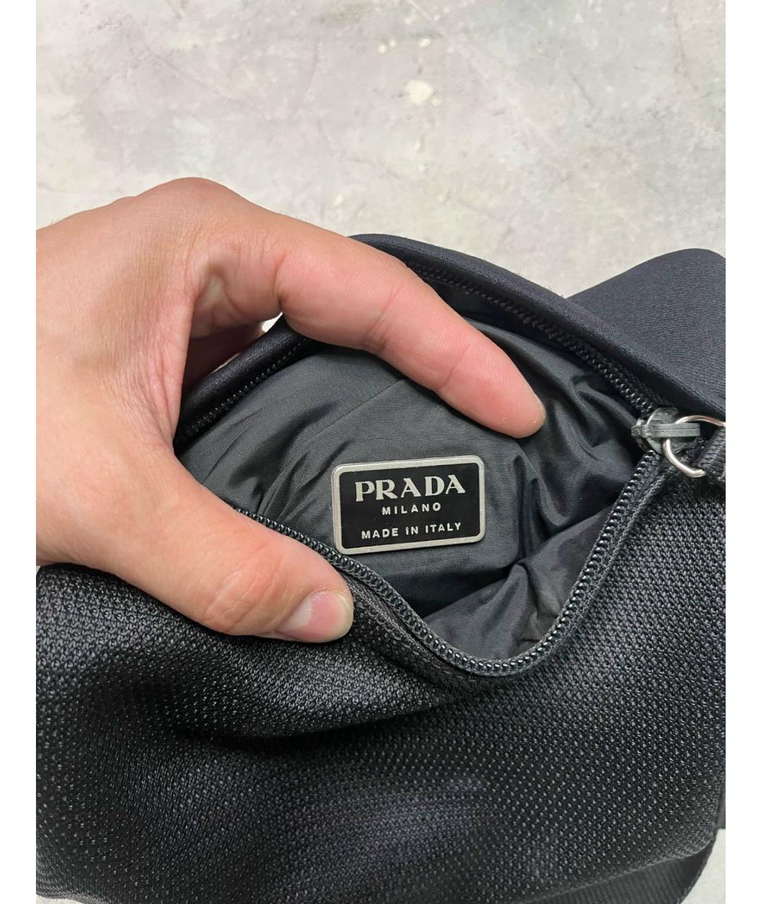 PRADA Черная сумка на плечо, фото 6