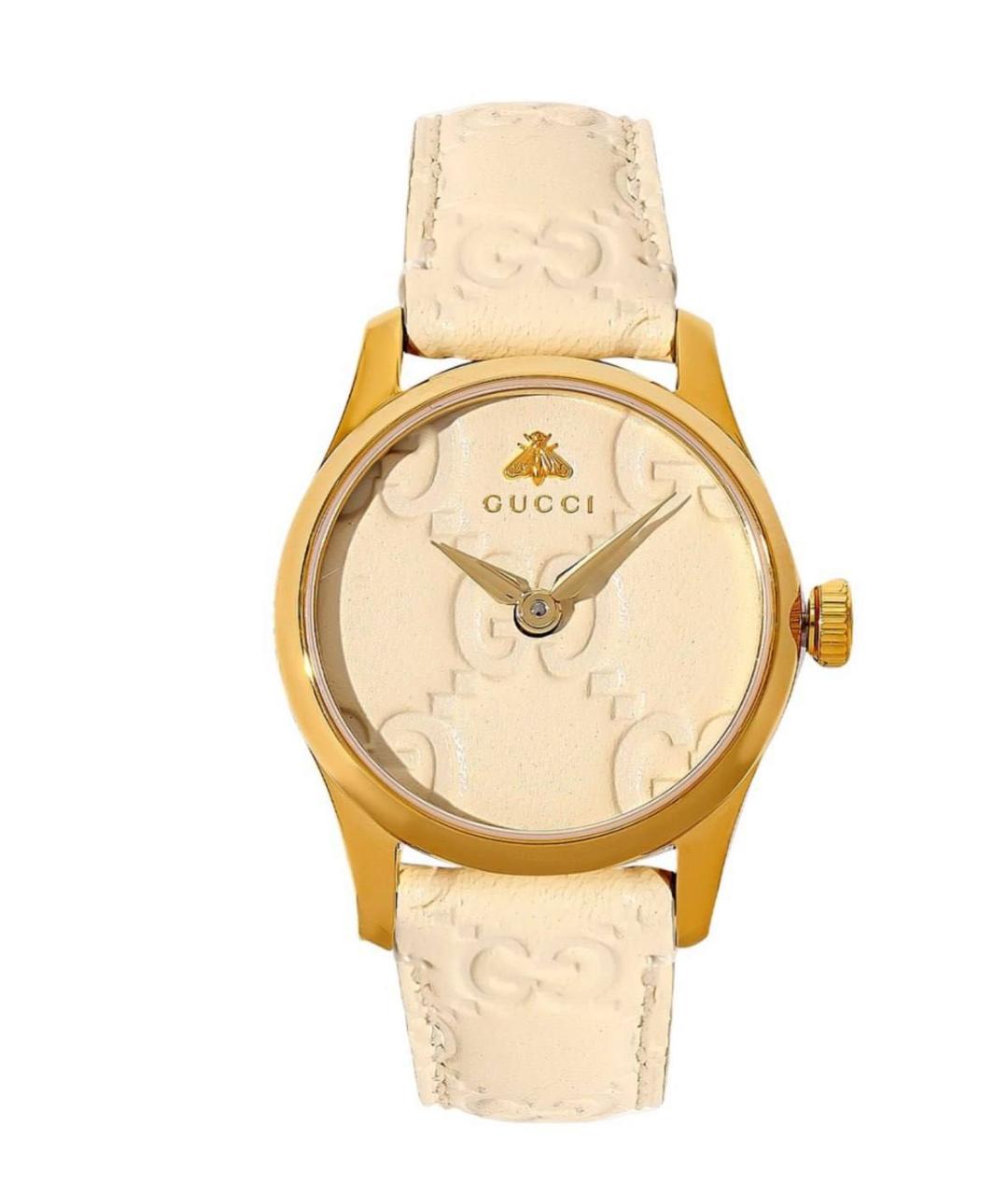 GUCCI Бежевые часы, фото 1