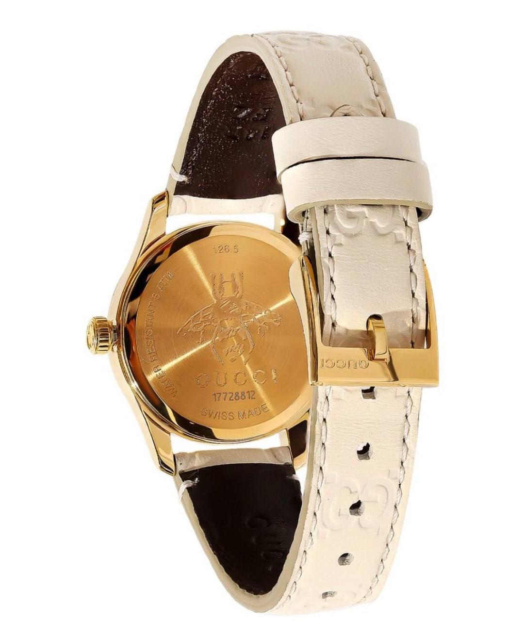 GUCCI Бежевые часы, фото 2