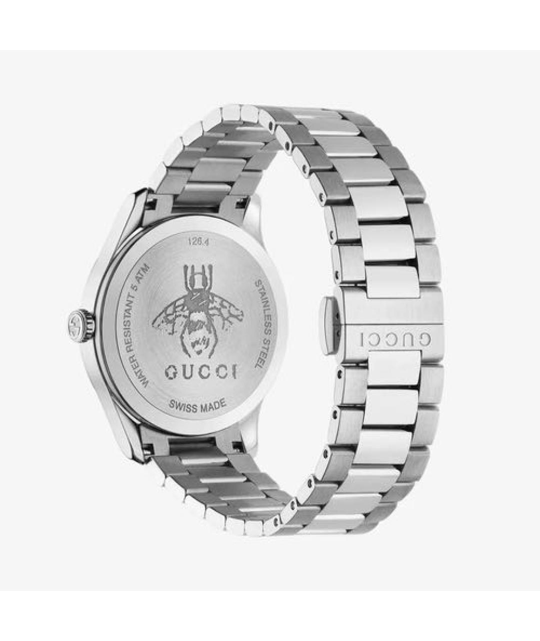 GUCCI Серебряные часы, фото 2