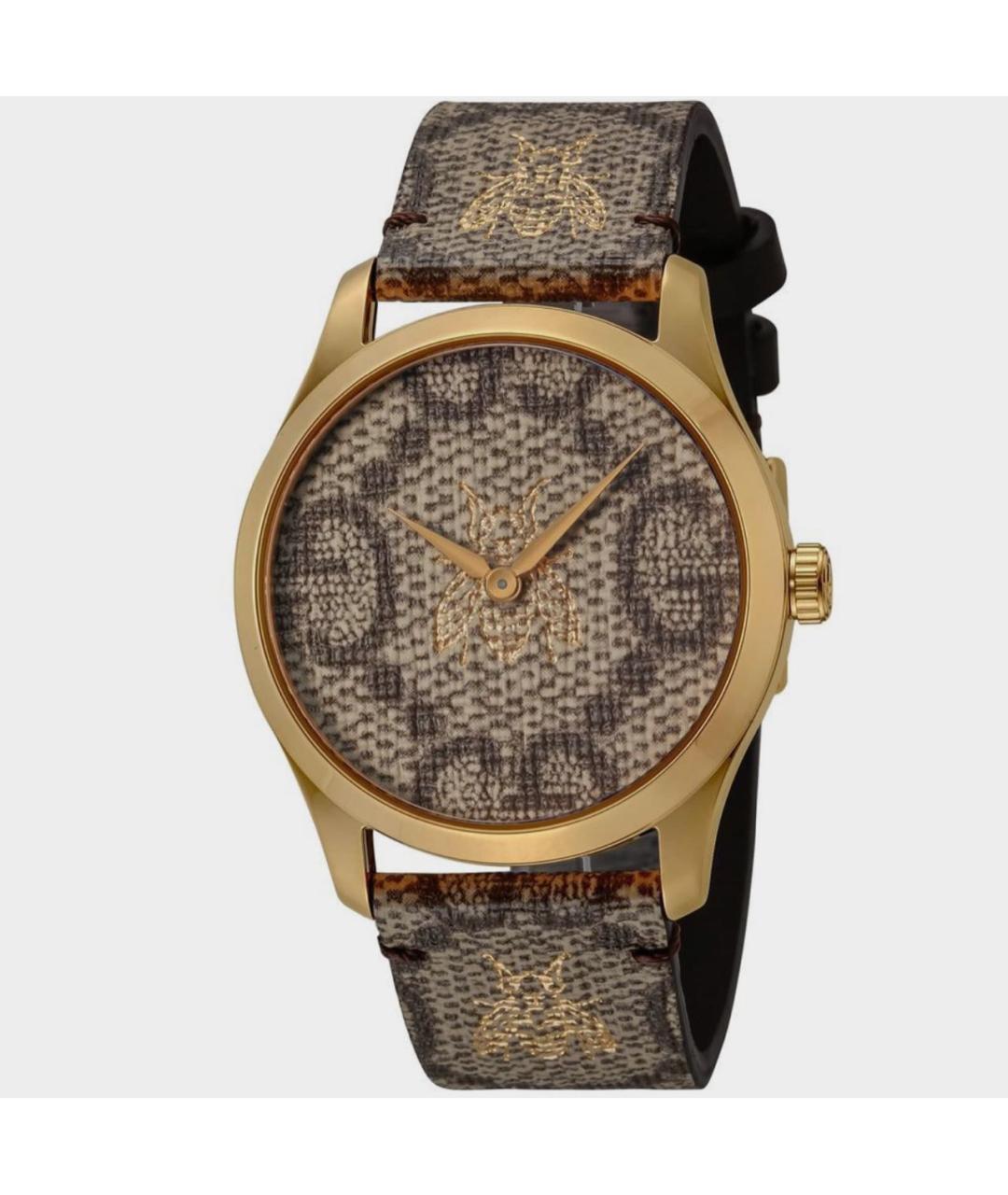 GUCCI Коричневые часы, фото 8