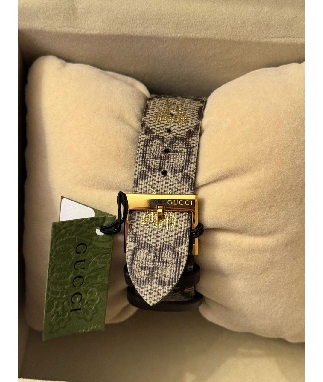 GUCCI Коричневые часы, фото 6