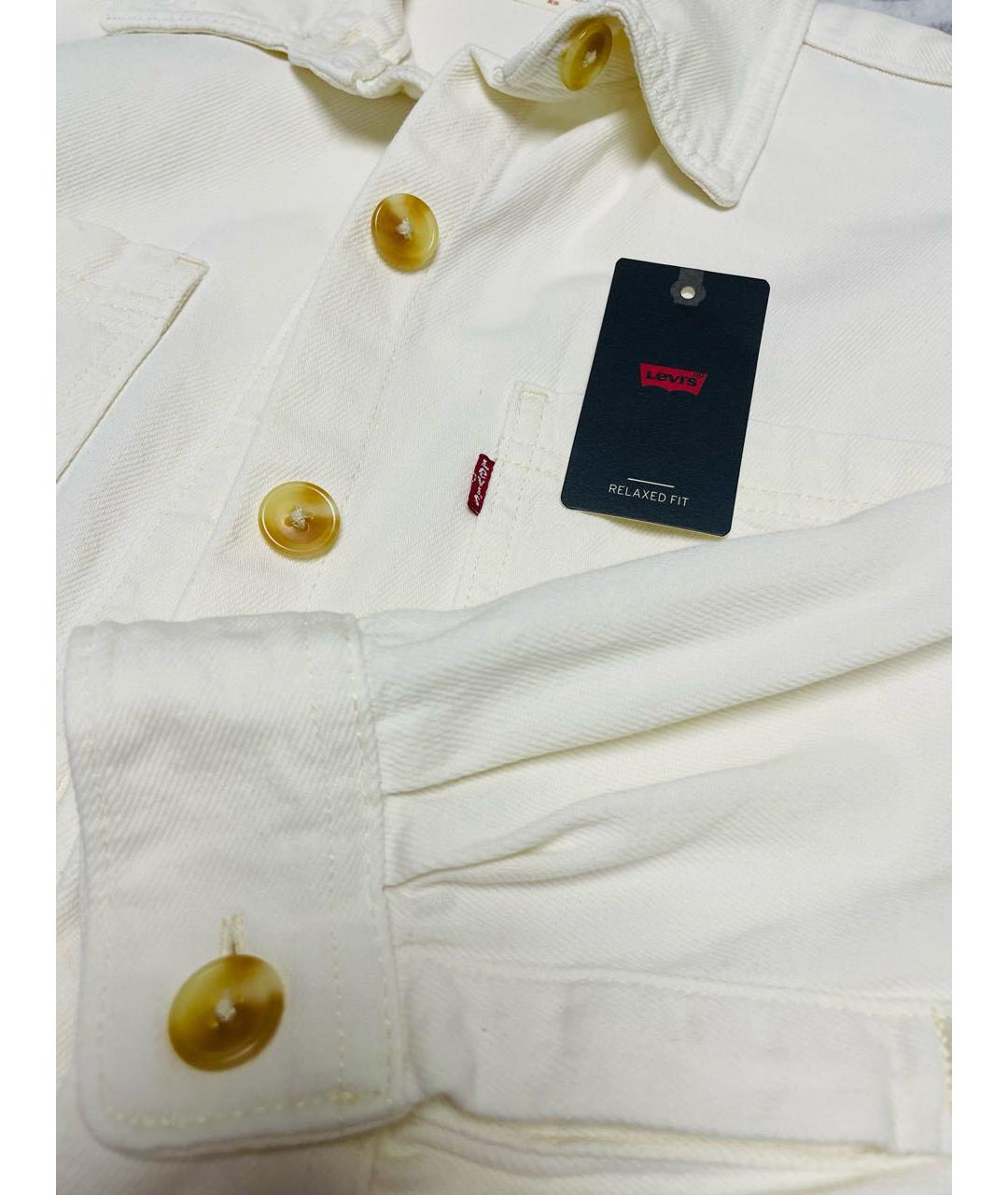 LEVI'S Бежевая хлопковая рубашка, фото 3