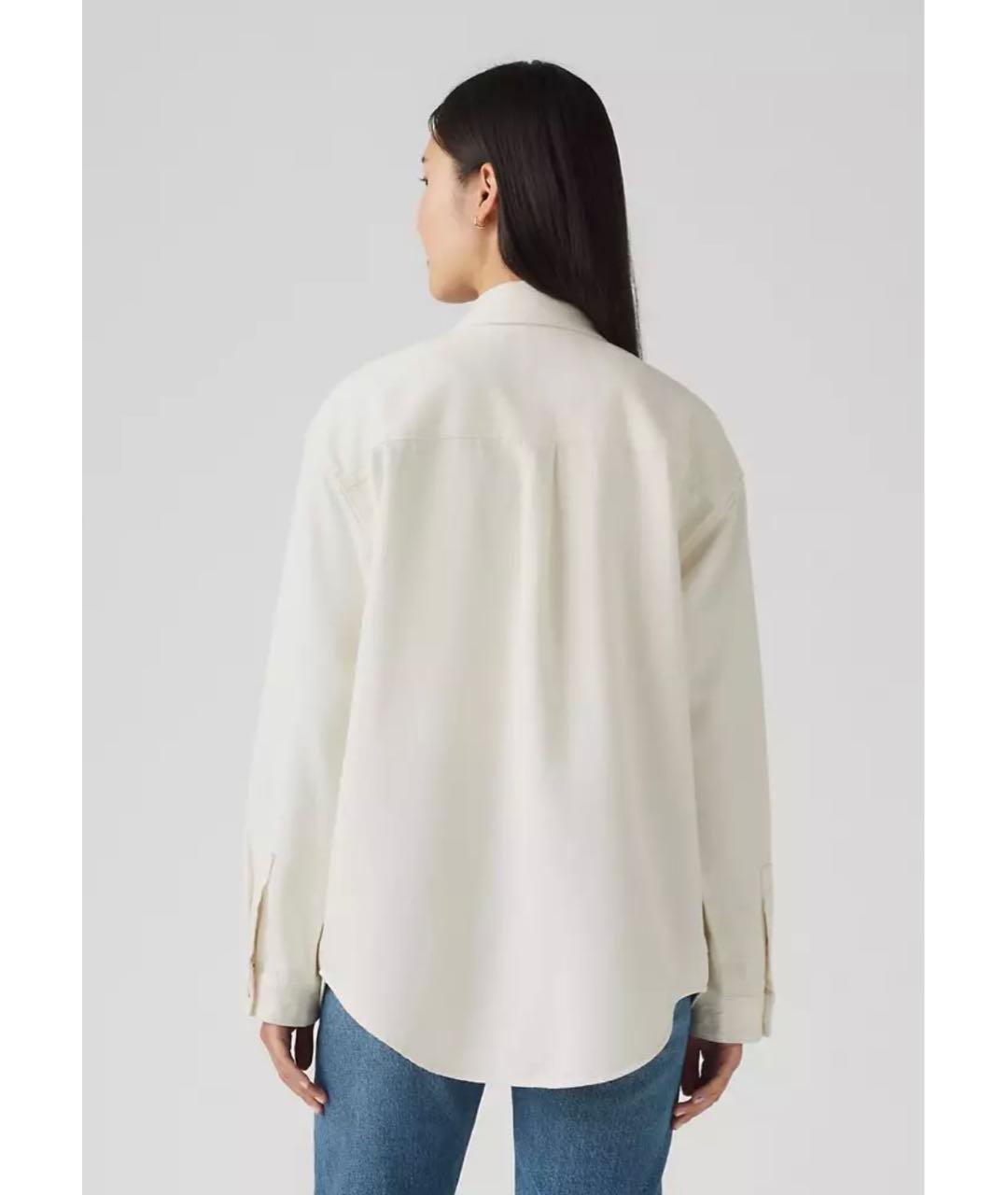 LEVI'S Бежевая хлопковая рубашка, фото 8