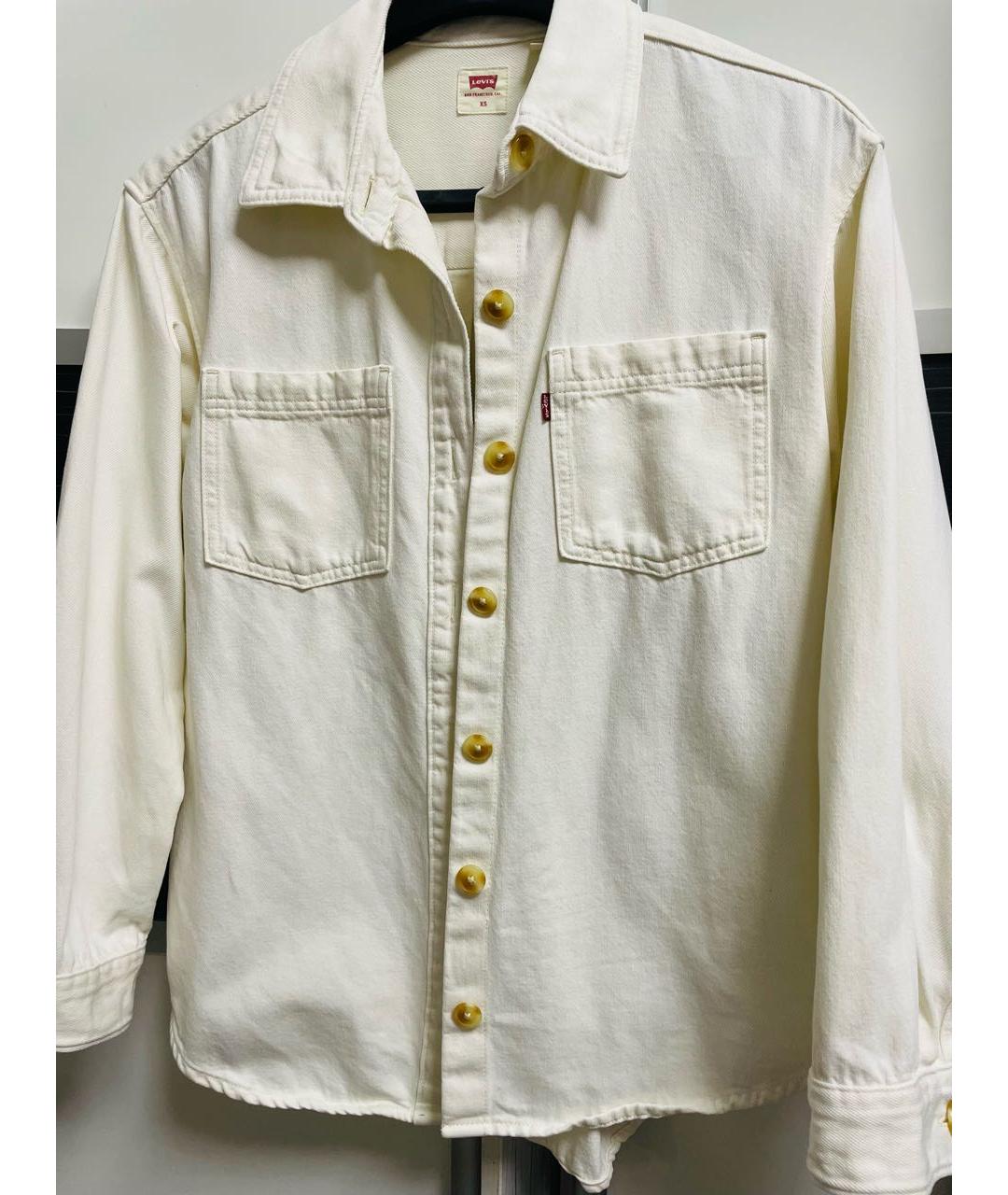 LEVI'S Бежевая хлопковая рубашка, фото 2