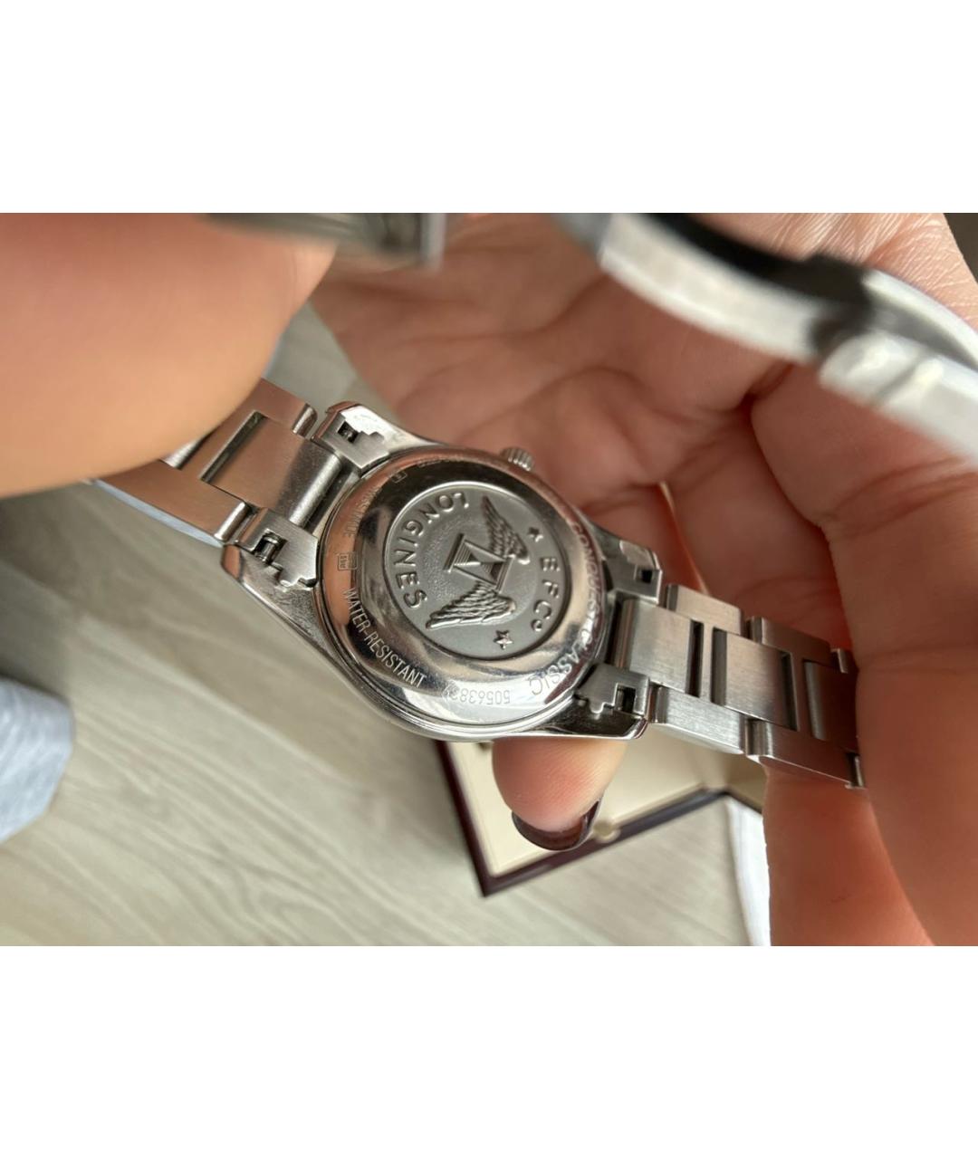 LONGINES Серебряные часы, фото 2