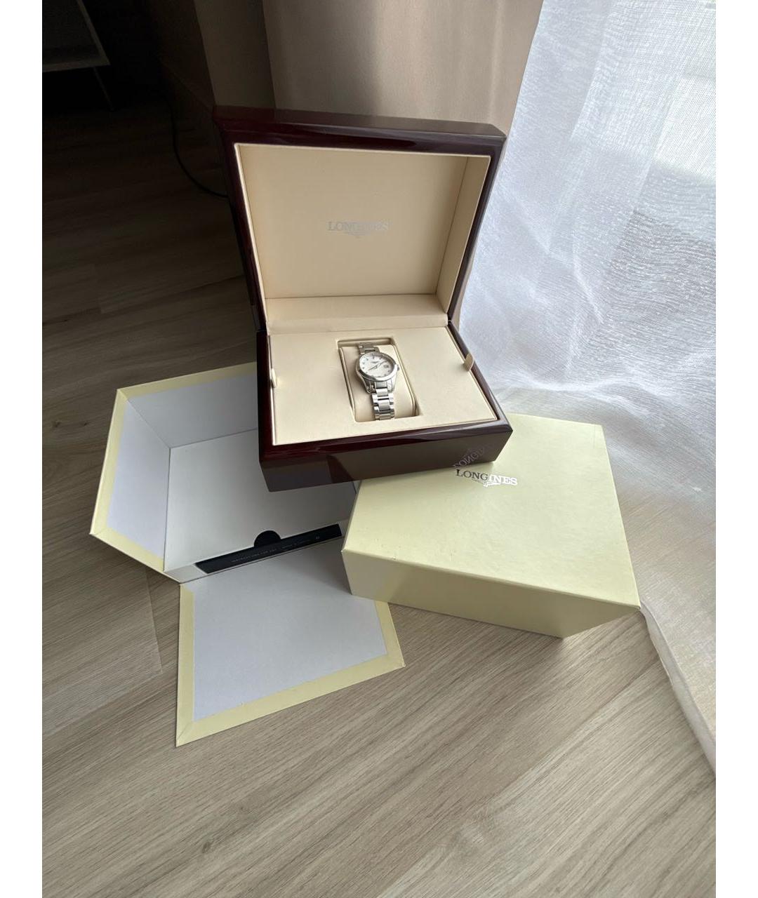 LONGINES Серебряные часы, фото 4