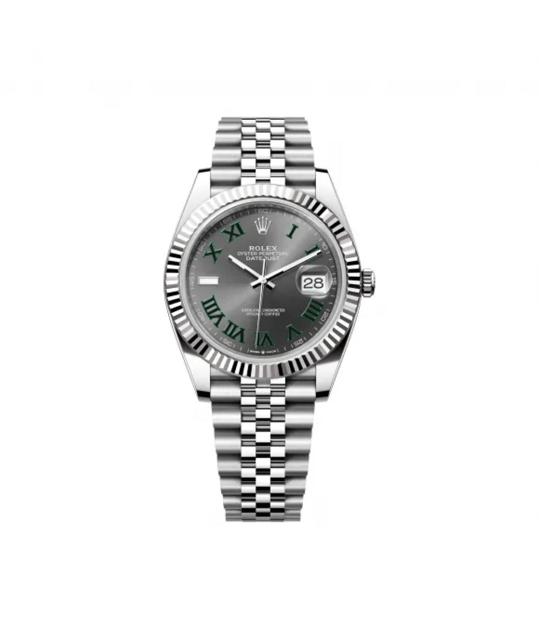 ROLEX Серебряные часы из белого золота, фото 1