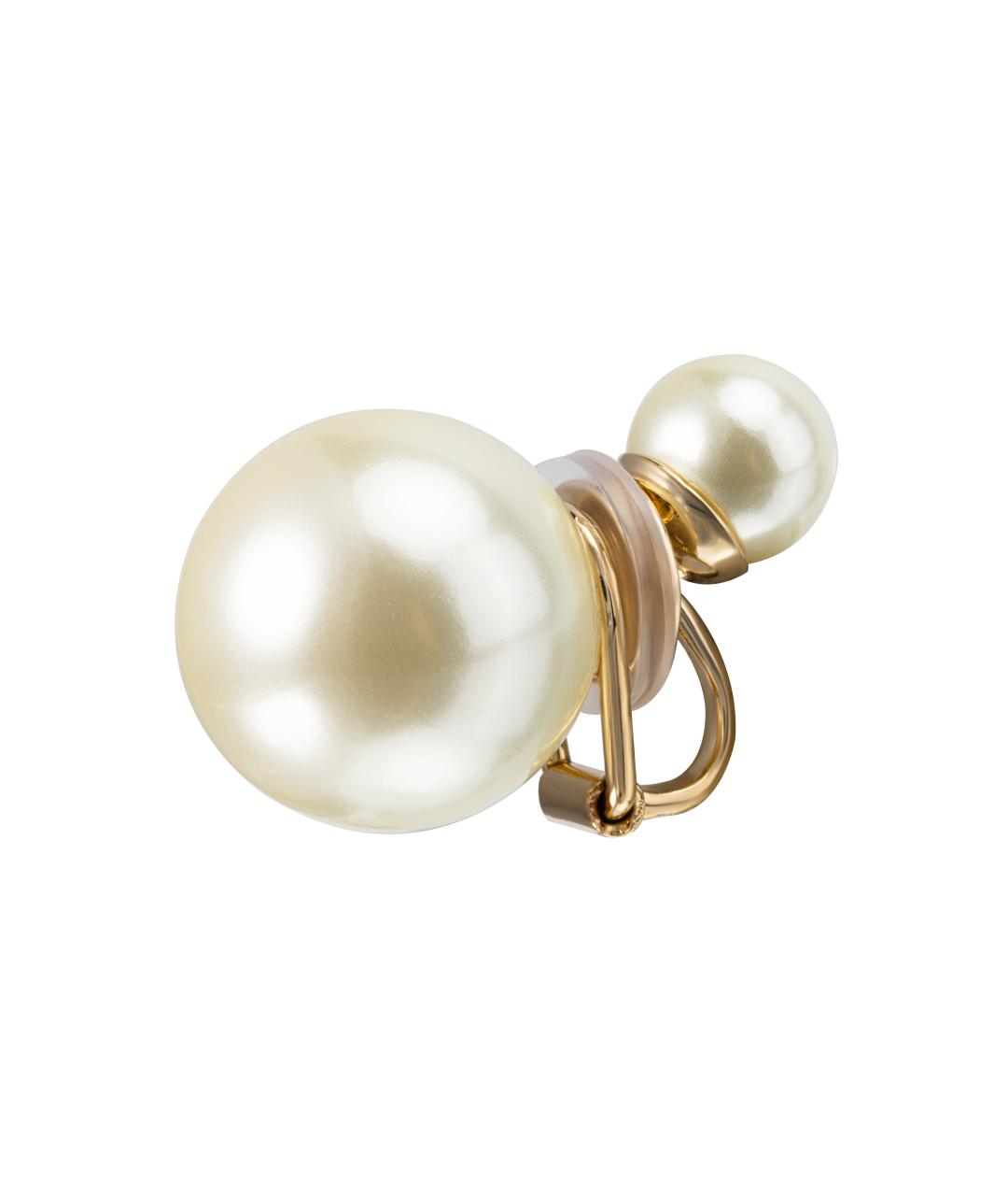 CHRISTIAN DIOR Золотые позолоченные серьги, фото 2