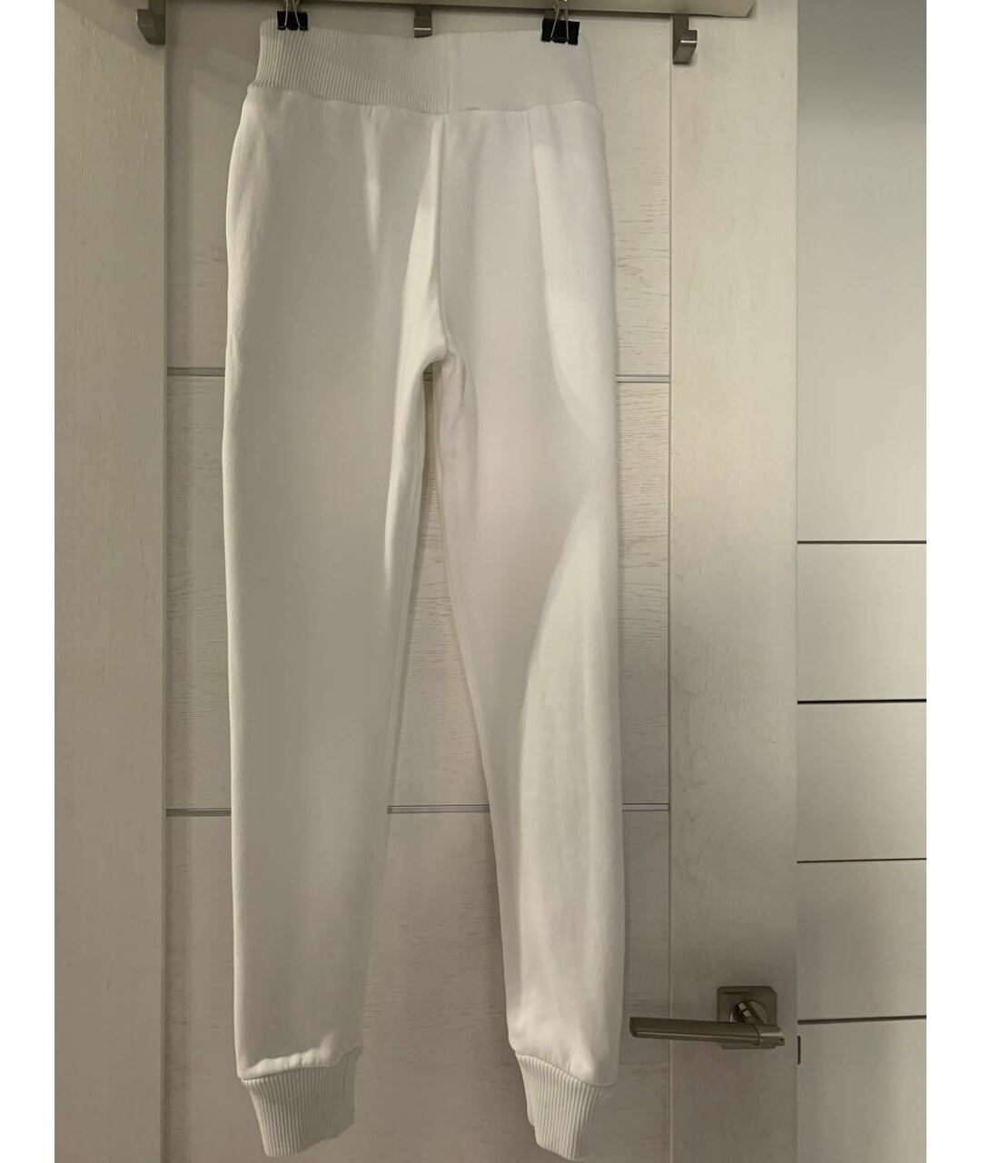 FENDI Белые хлопковые брюки узкие, фото 2