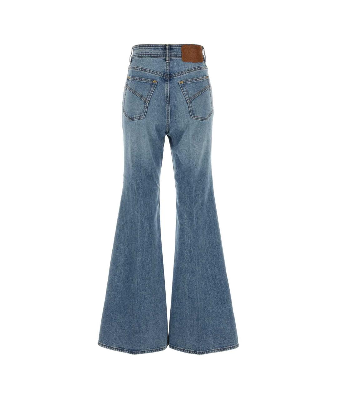 ZIMMERMANN Голубые хлопковые прямые джинсы, фото 2