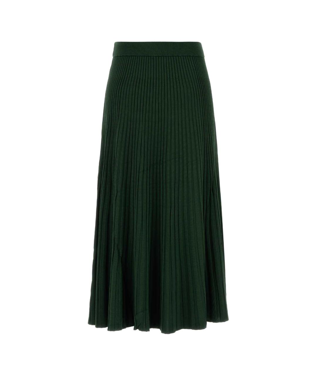 ZIMMERMANN Зеленая вискозная юбка миди, фото 2