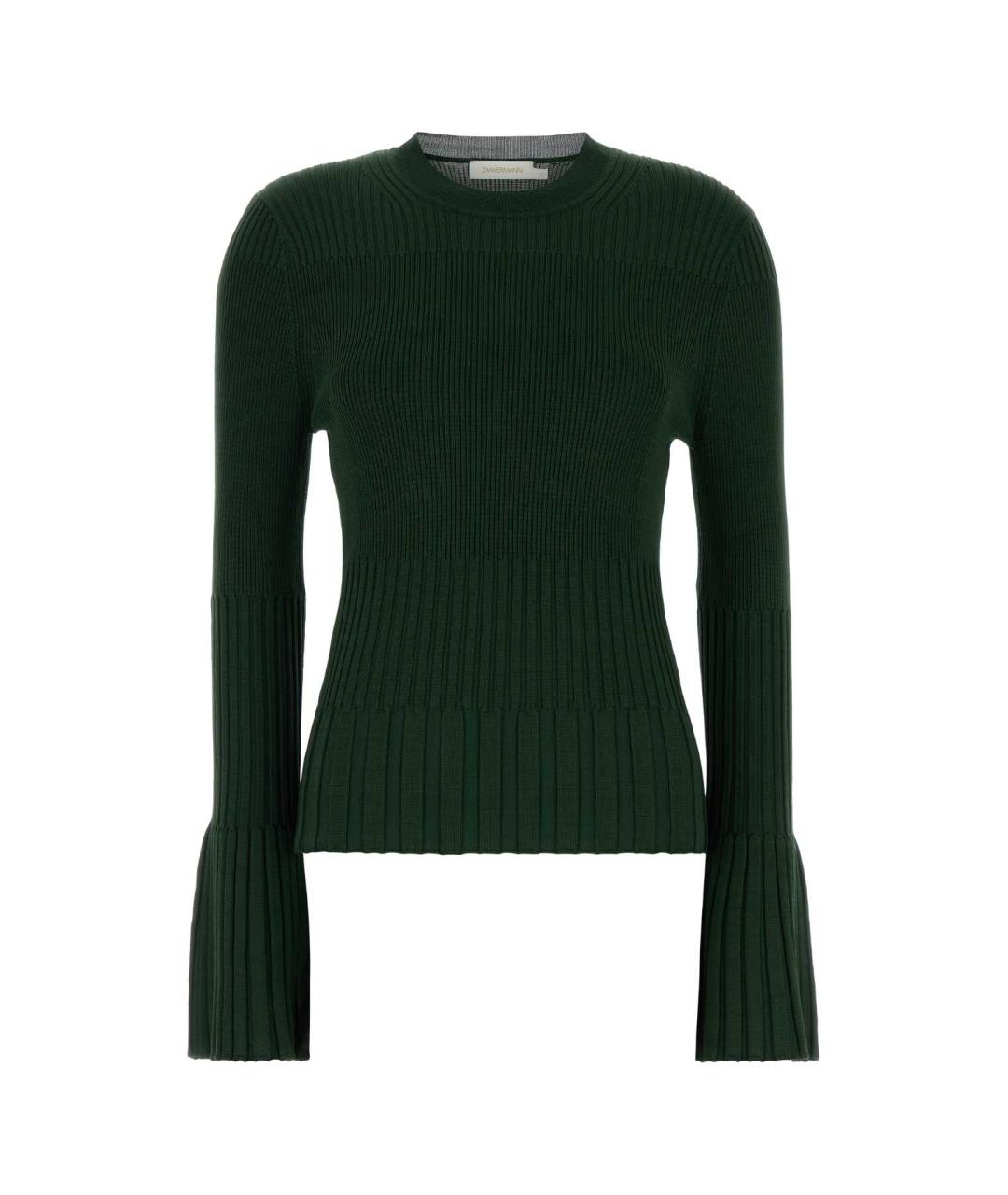 ZIMMERMANN Зеленый вискозный джемпер / свитер, фото 1