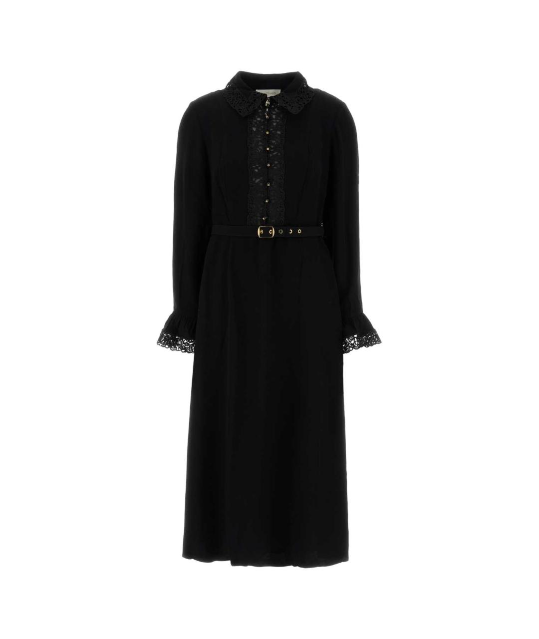 ZIMMERMANN Черное вискозное платье, фото 1