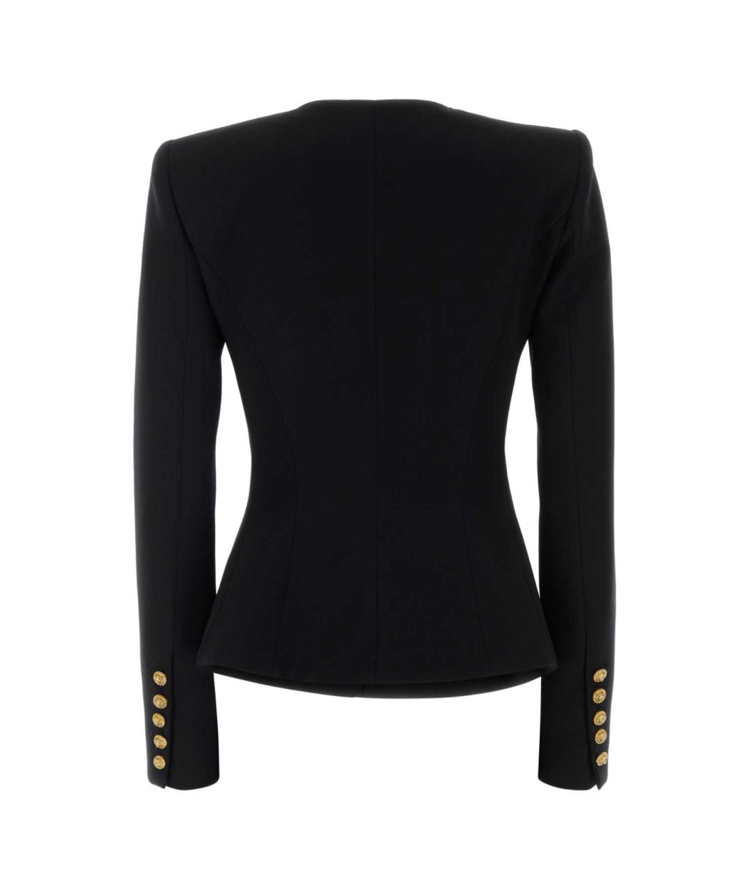 BALMAIN Черный шерстяной жакет/пиджак, фото 2