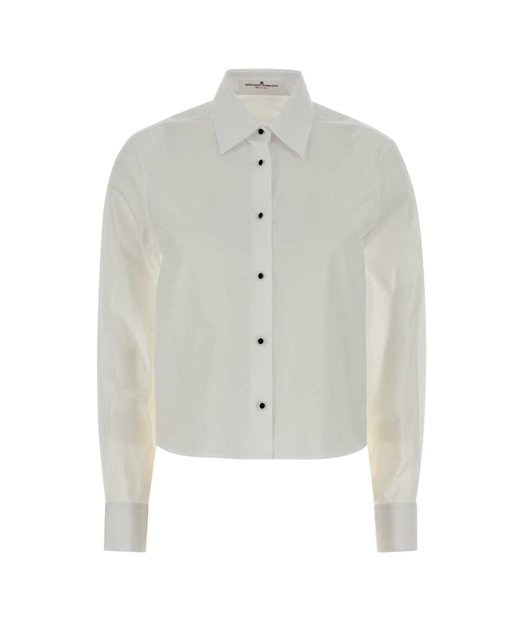 ERMANNO SCERVINO Белая хлопковая рубашка, фото 1