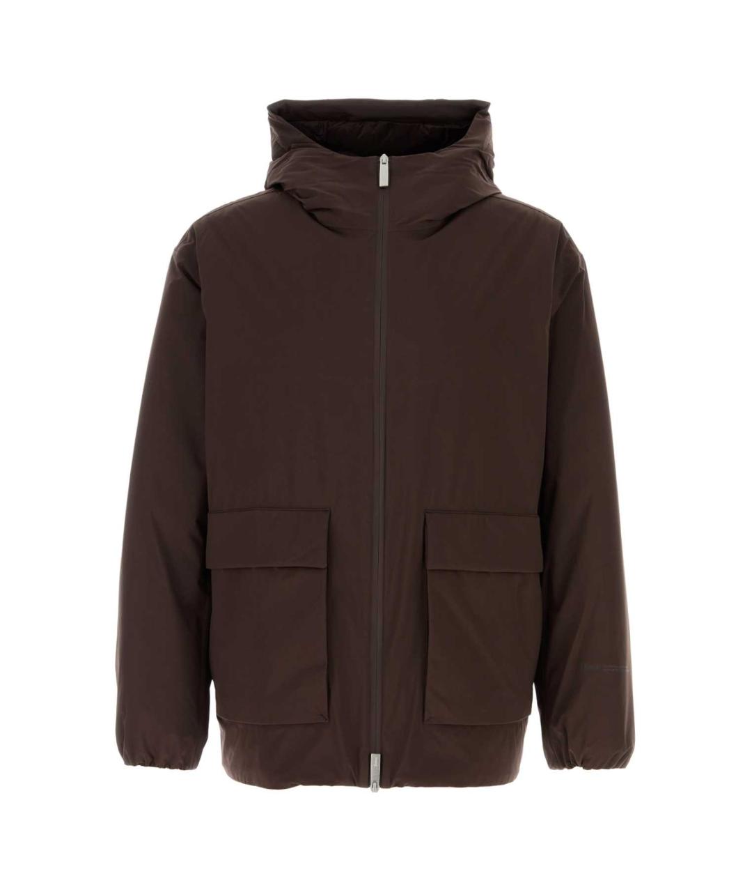 HERNO Коричневая полиамидовая куртка, фото 1