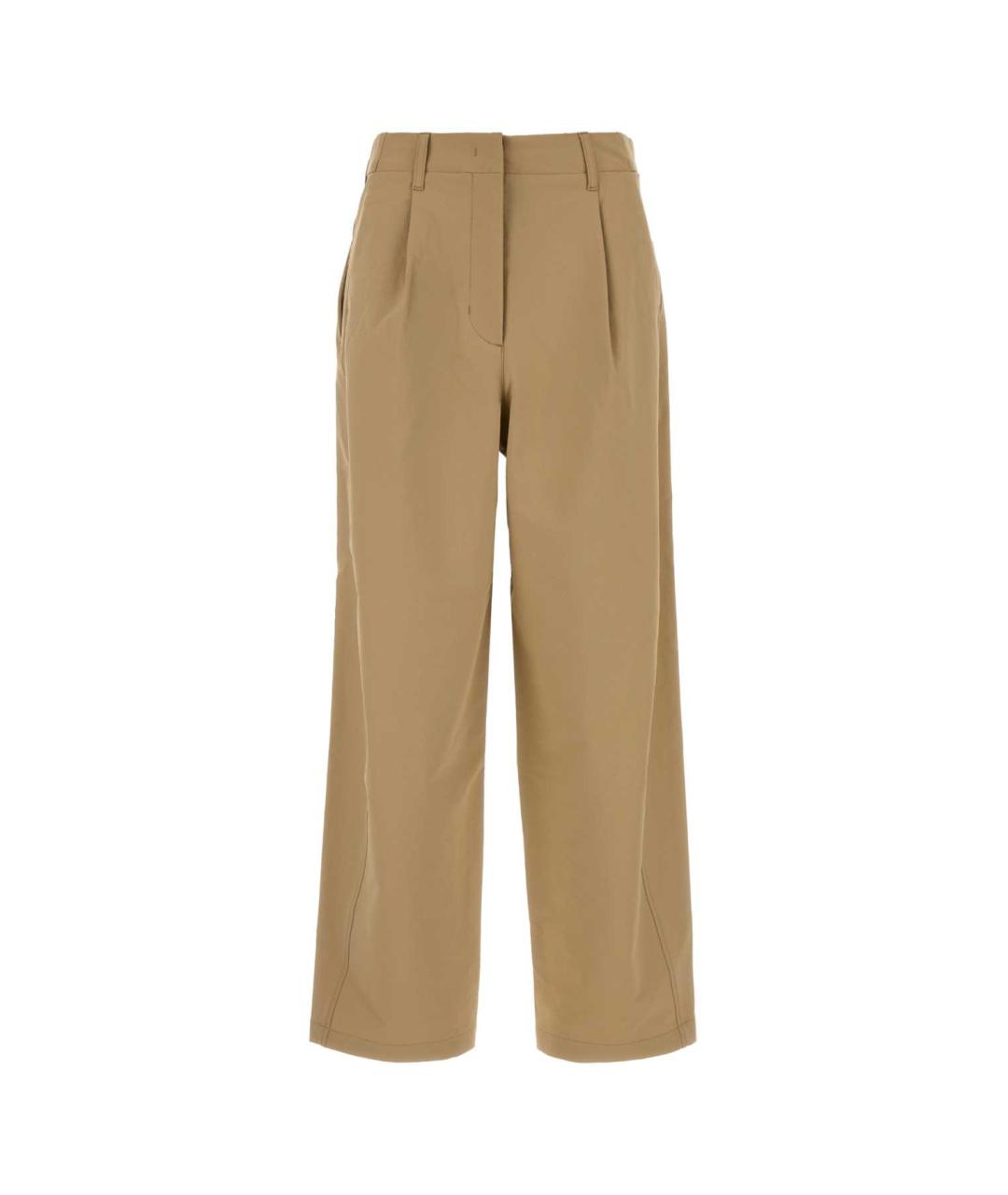 HERNO Бежевые прямые брюки, фото 1