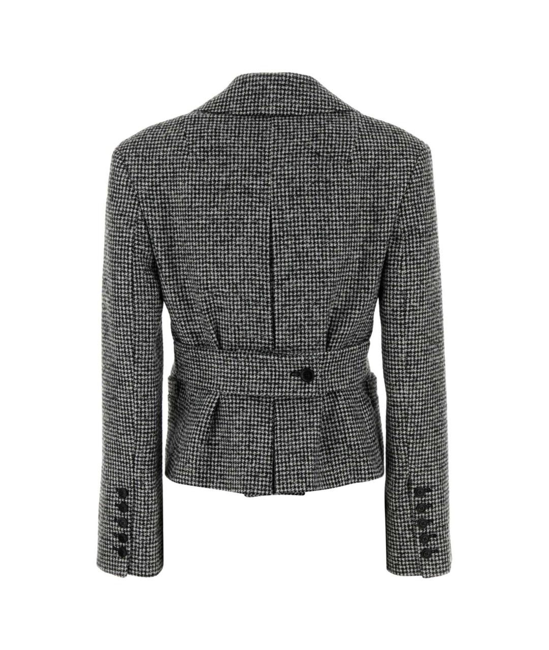 ERMANNO SCERVINO Серый шерстяной жакет/пиджак, фото 2