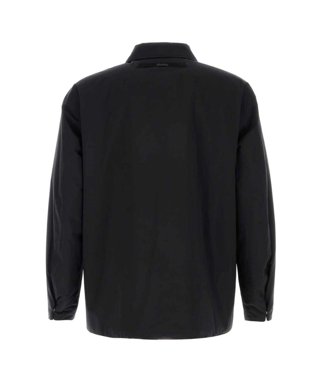 HERNO Синяя полиэстеровая куртка, фото 2