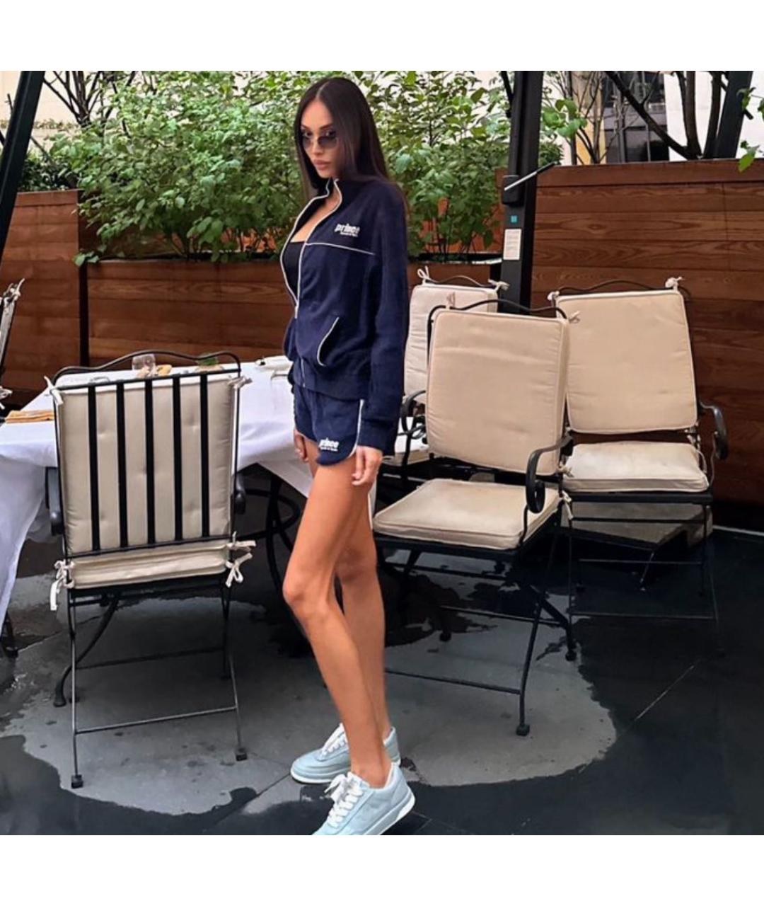 SPORTY AND RICH Темно-синий замшевый спортивные костюмы, фото 3