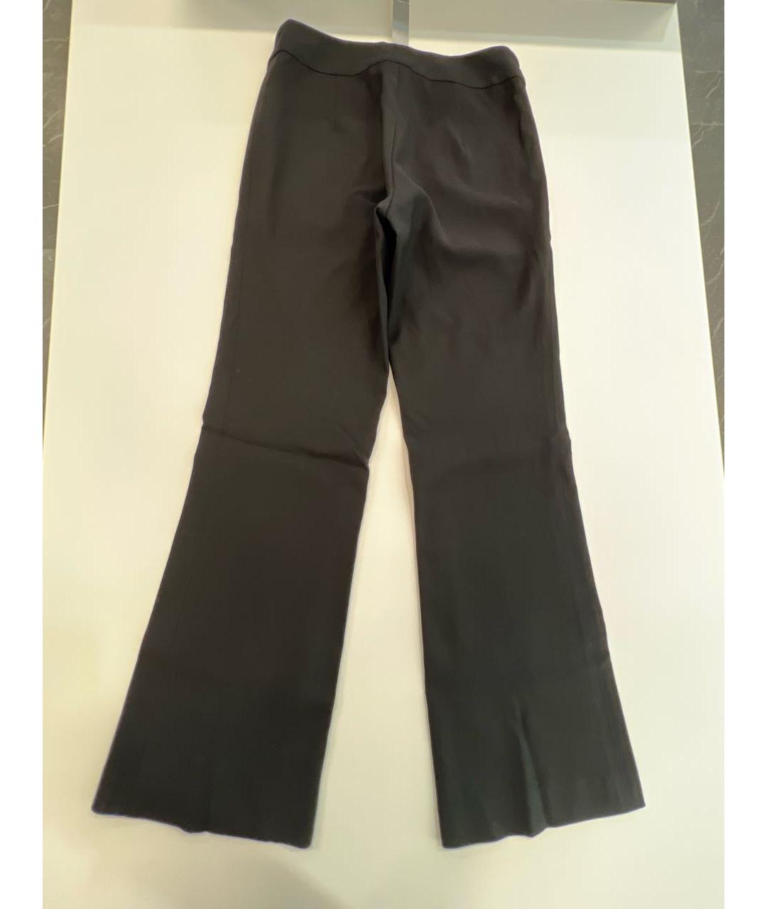 DKNY Черные шерстяные прямые брюки, фото 2