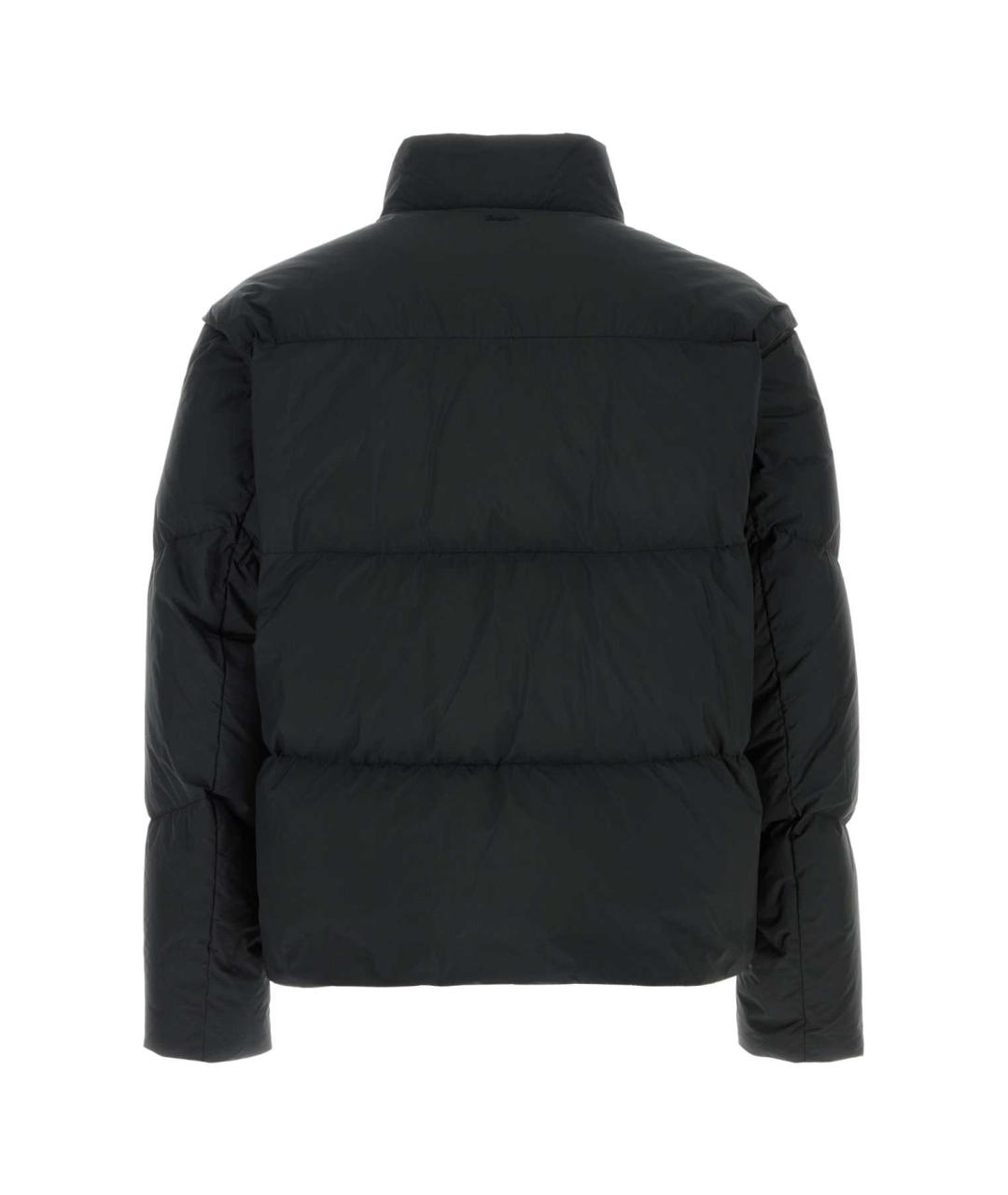HERNO Черный полиэстеровый пуховик, фото 2