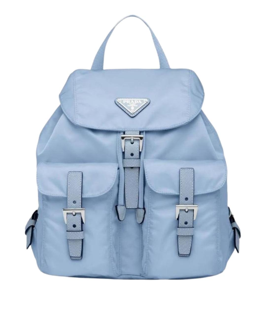 PRADA Голубой рюкзак, фото 1