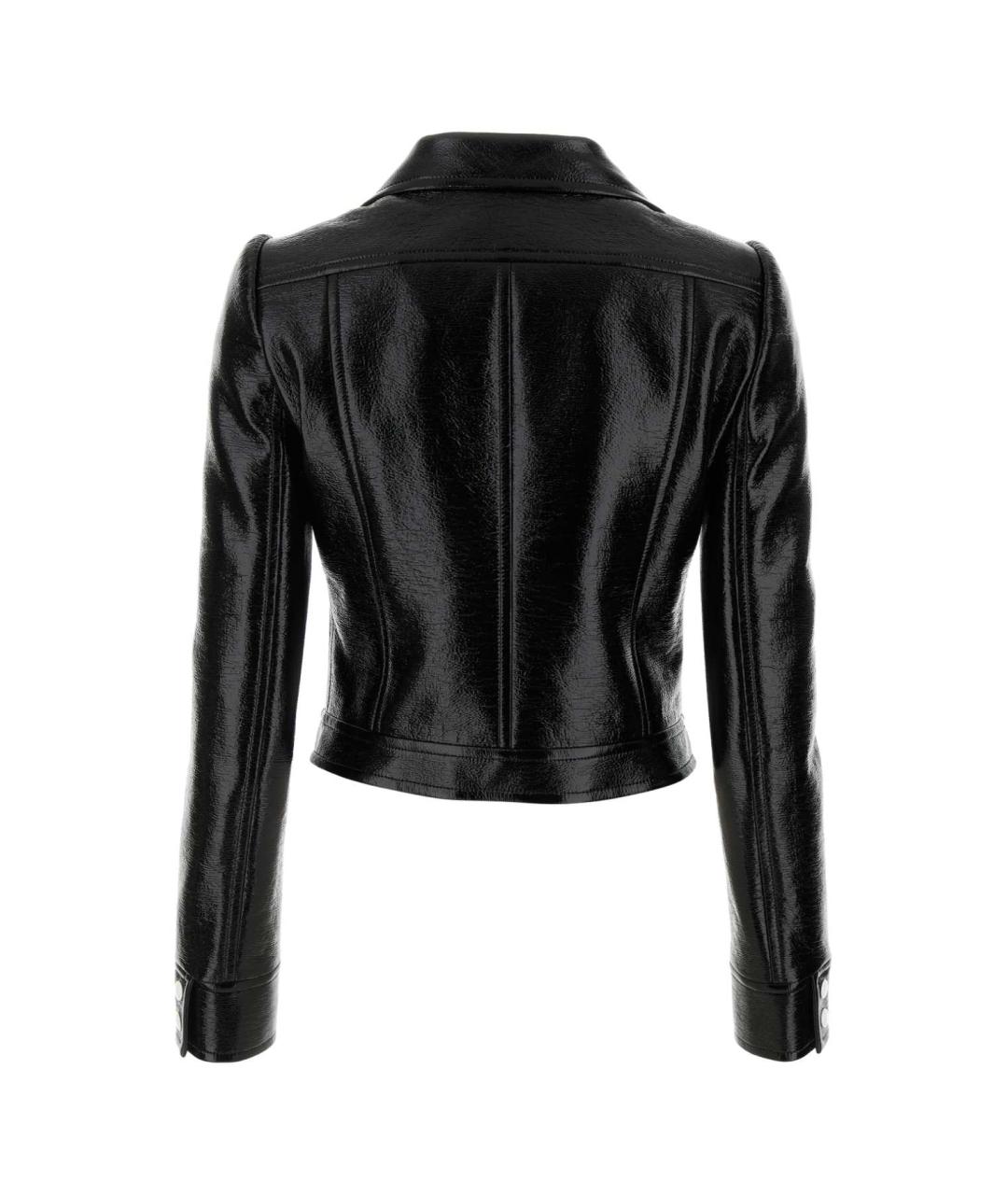 COURREGES Черная хлопковая куртка, фото 2