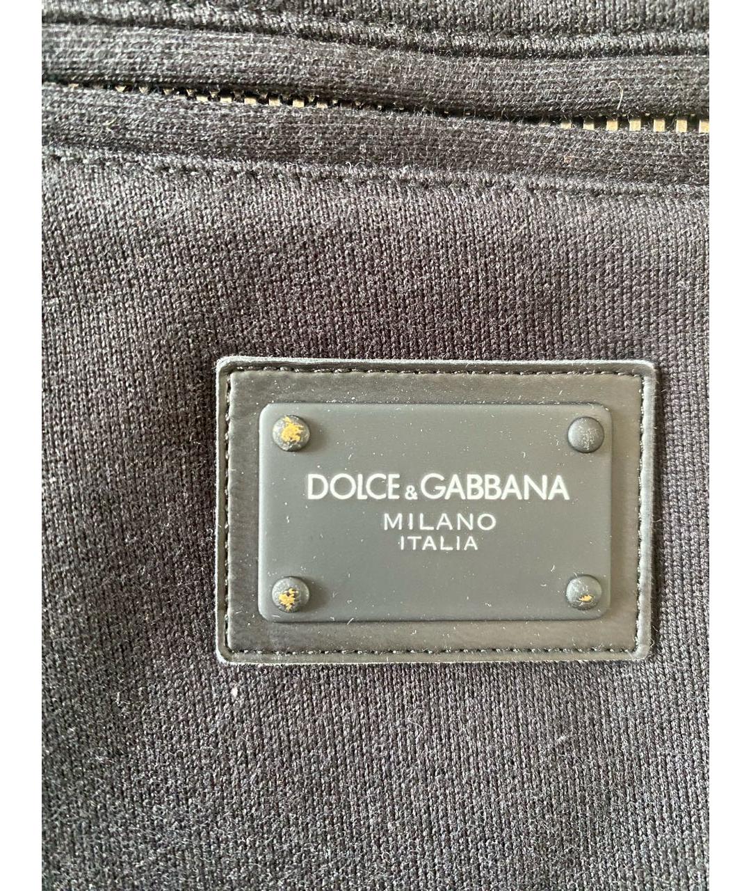 DOLCE&GABBANA Черные хлопко-эластановые шорты, фото 6