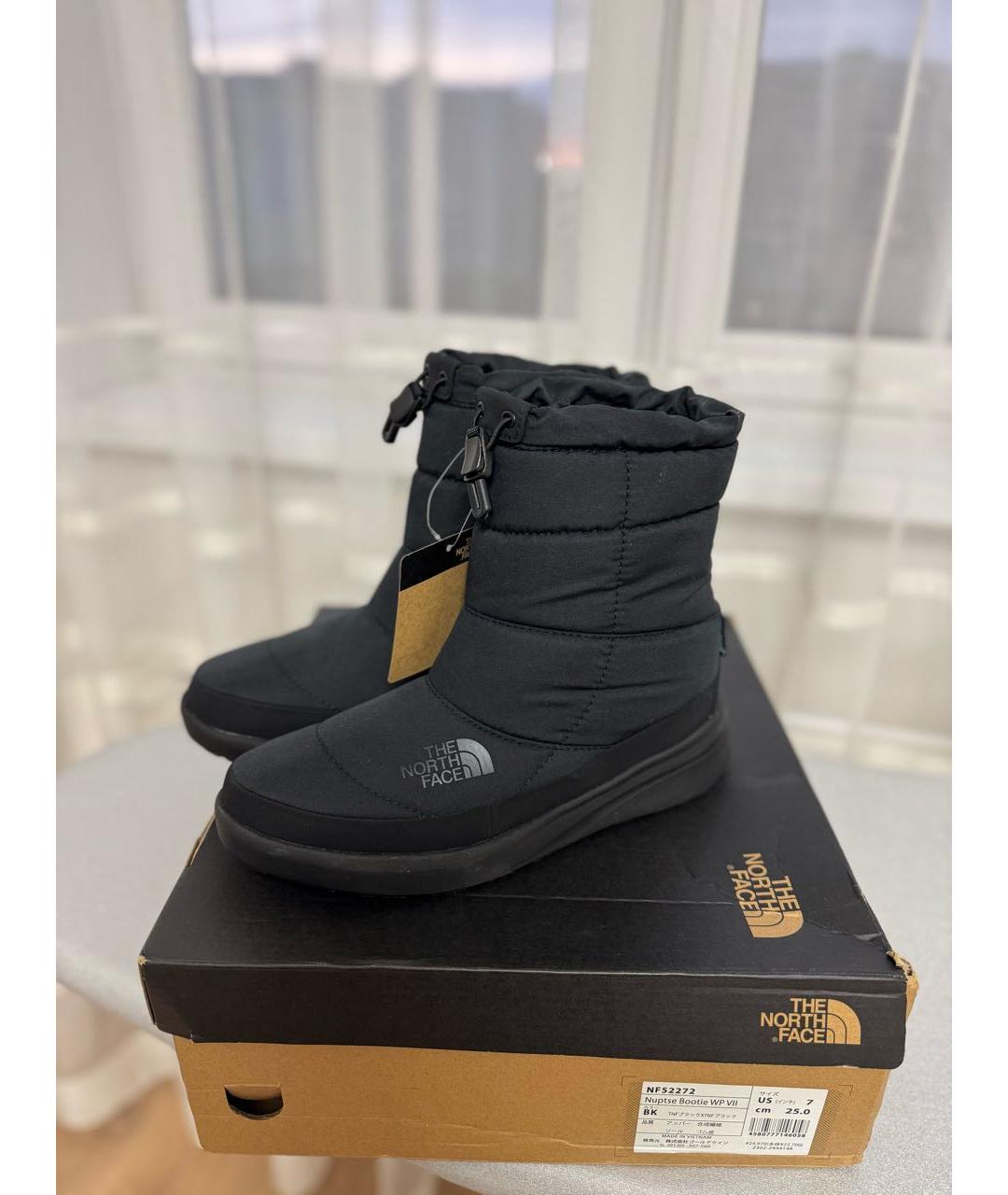 THE NORTH FACE Черные синтетические ботинки, фото 9