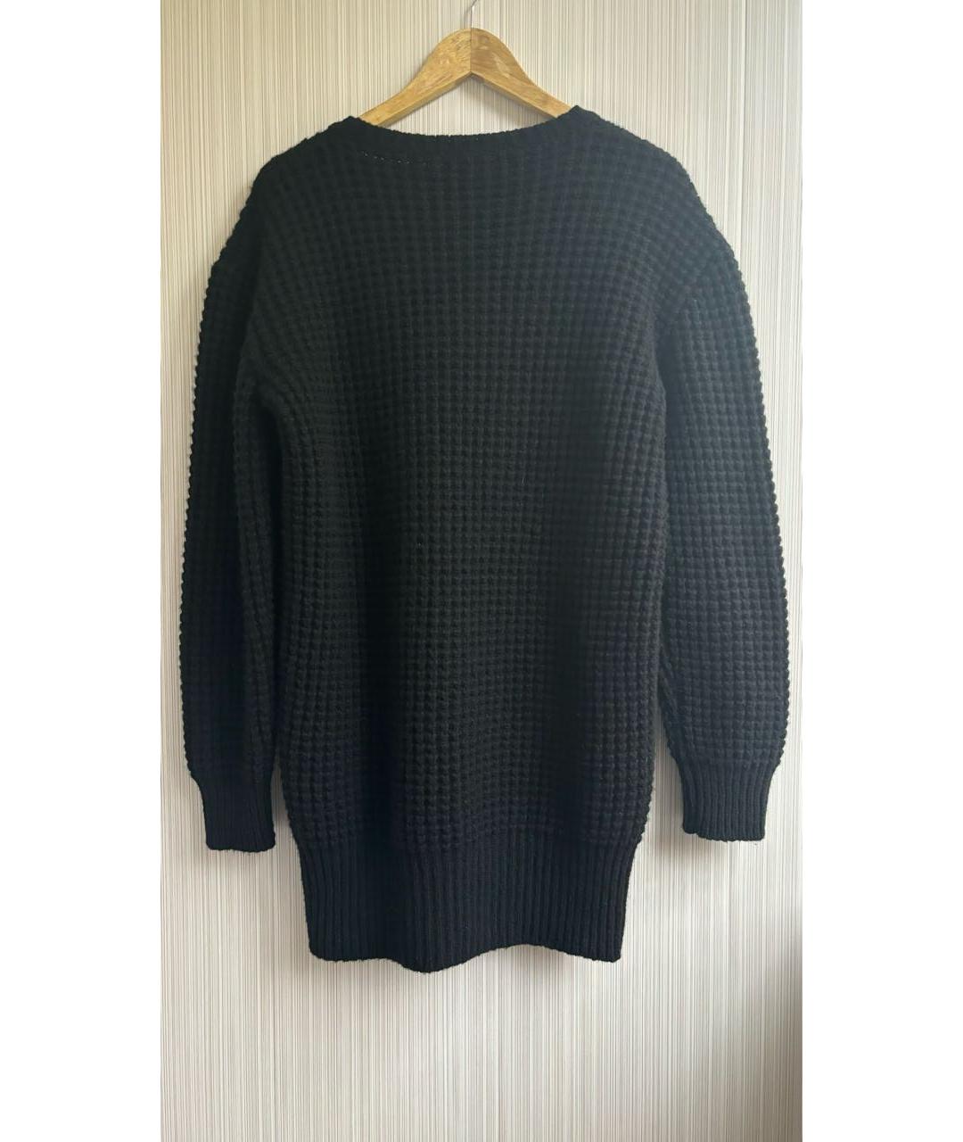 BOTTEGA VENETA Черный кашемировый джемпер / свитер, фото 2