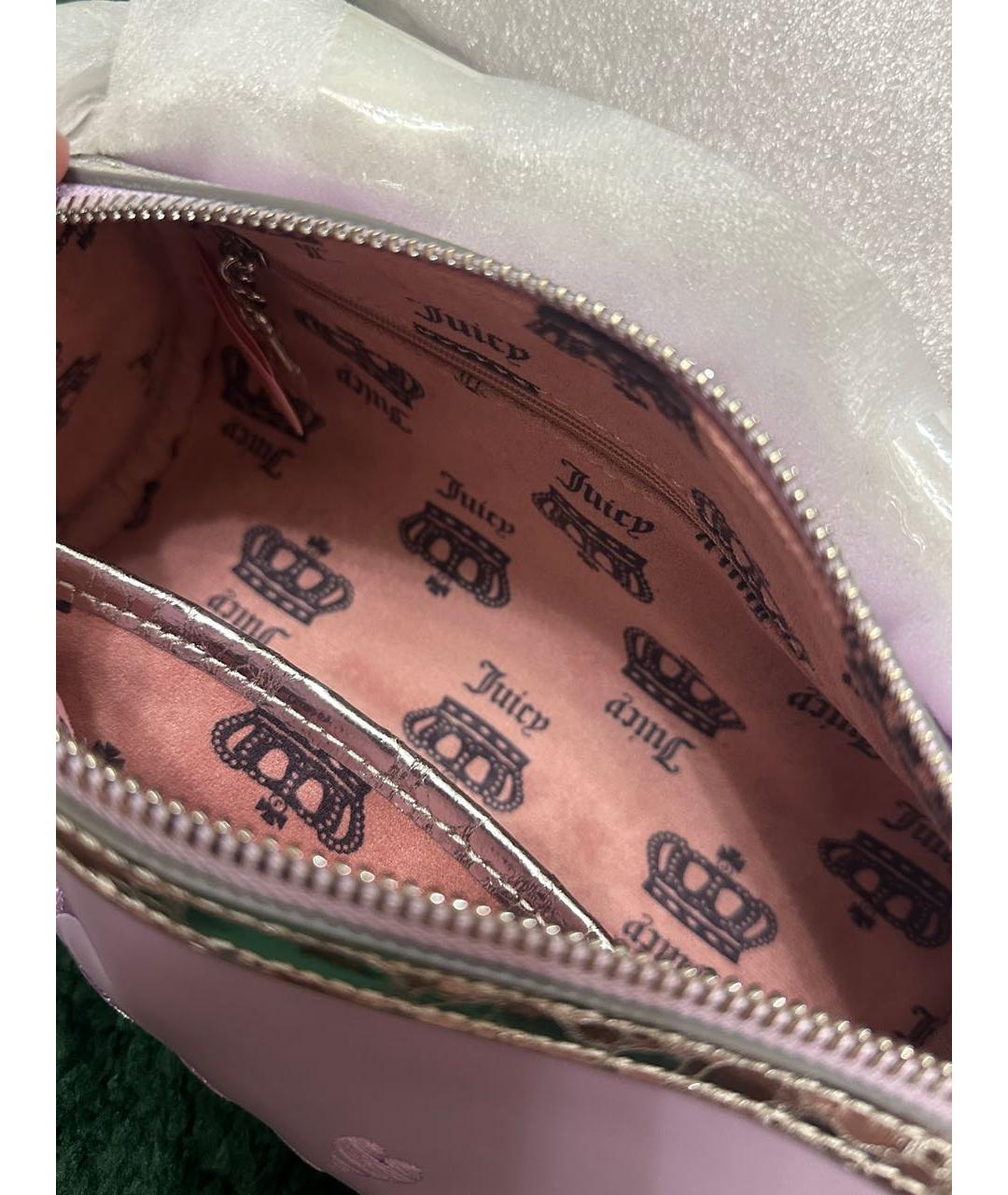JUICY COUTURE Фиолетовая сумка с короткими ручками, фото 6