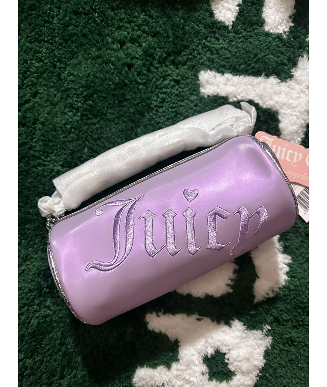 JUICY COUTURE Фиолетовая сумка с короткими ручками, фото 7