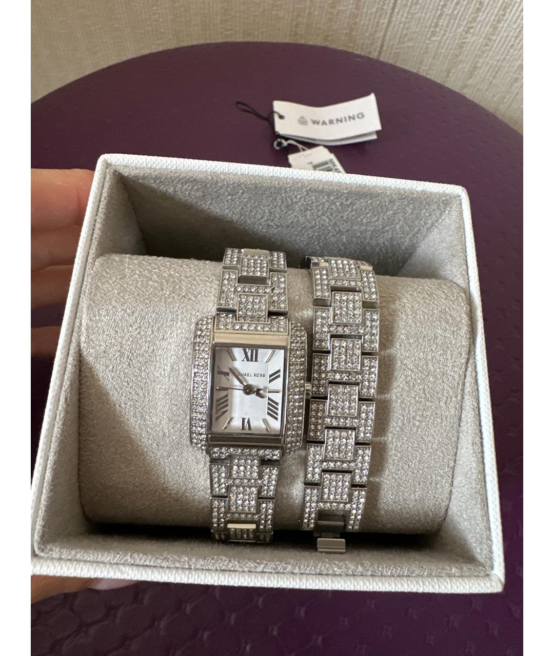 MICHAEL KORS Серебряные серебряные часы, фото 9