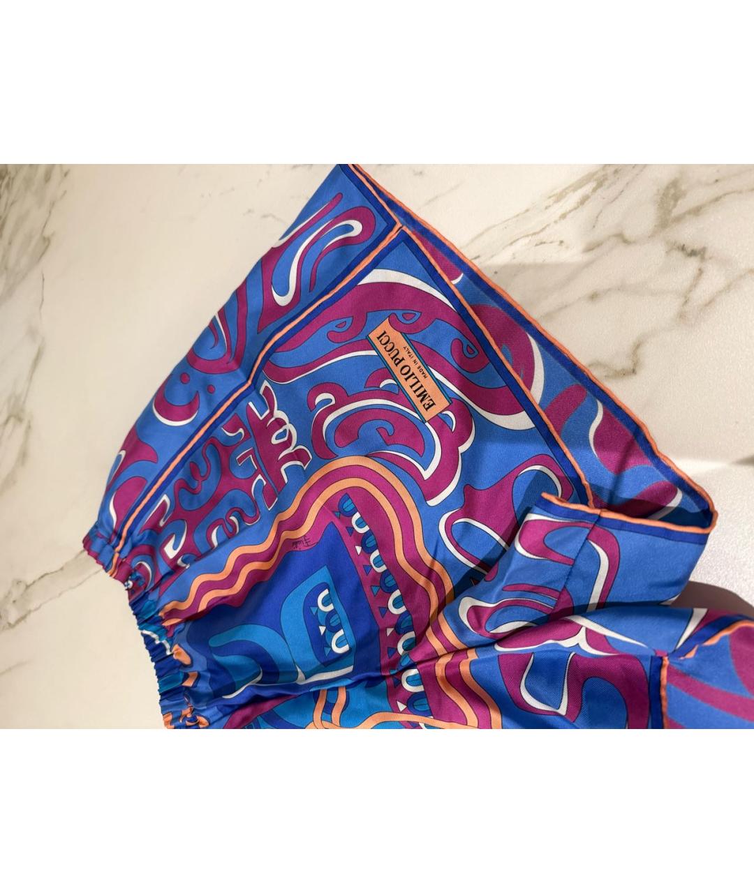 EMILIO PUCCI Мульти шелковые шорты, фото 4
