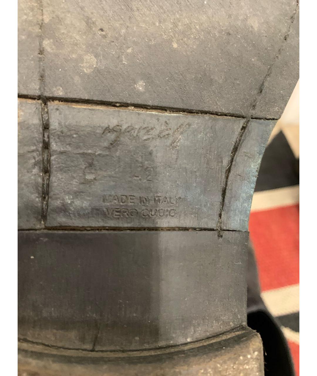 MARSELL Темно-синие замшевые высокие ботинки, фото 8