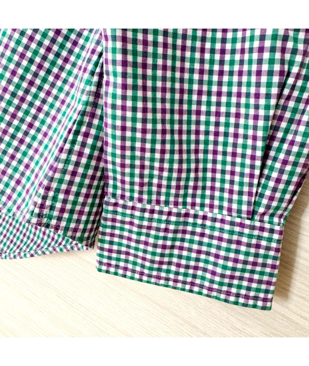 POLO RALPH LAUREN Зеленая хлопковая классическая рубашка, фото 4