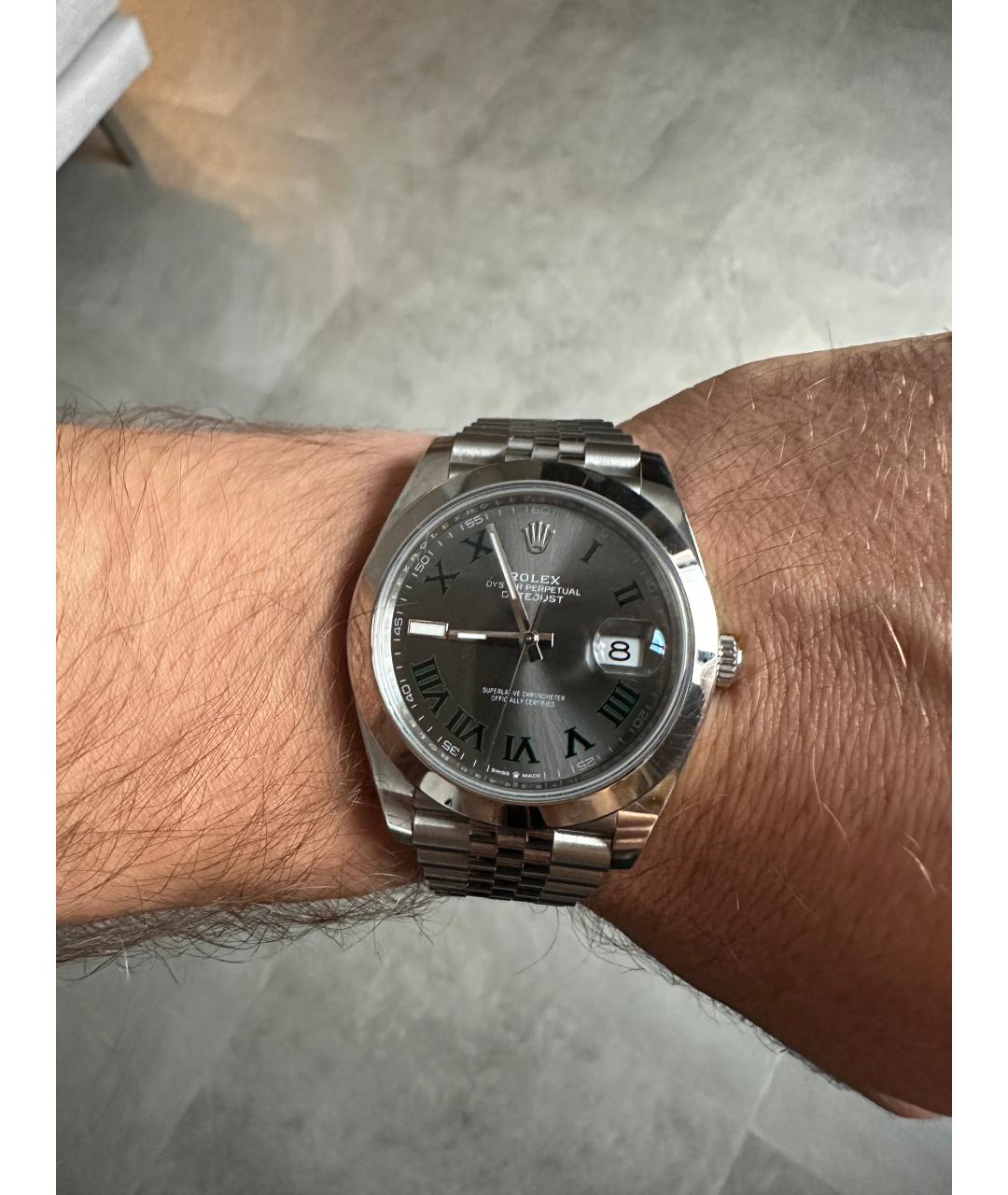 ROLEX Серебряные часы, фото 2