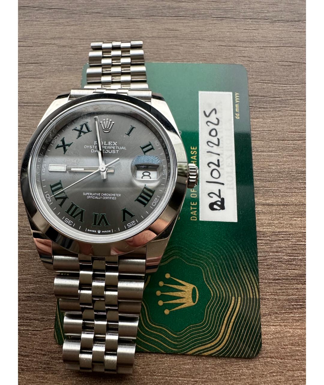 ROLEX Серебряные часы, фото 4