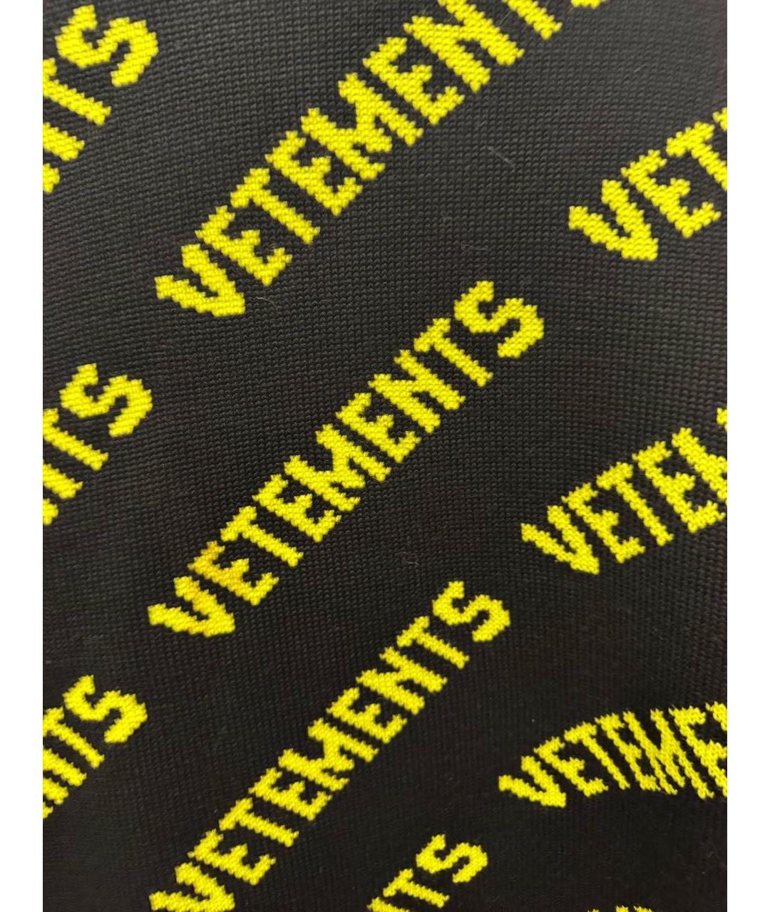 VETEMENTS Черный шерстяной джемпер / свитер, фото 3