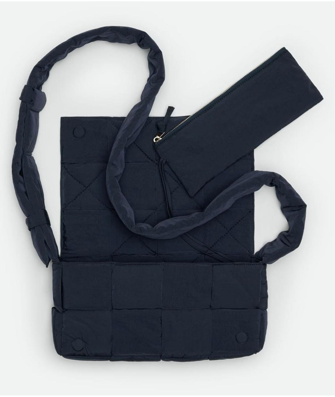 BOTTEGA VENETA Темно-синяя сумка на плечо, фото 3