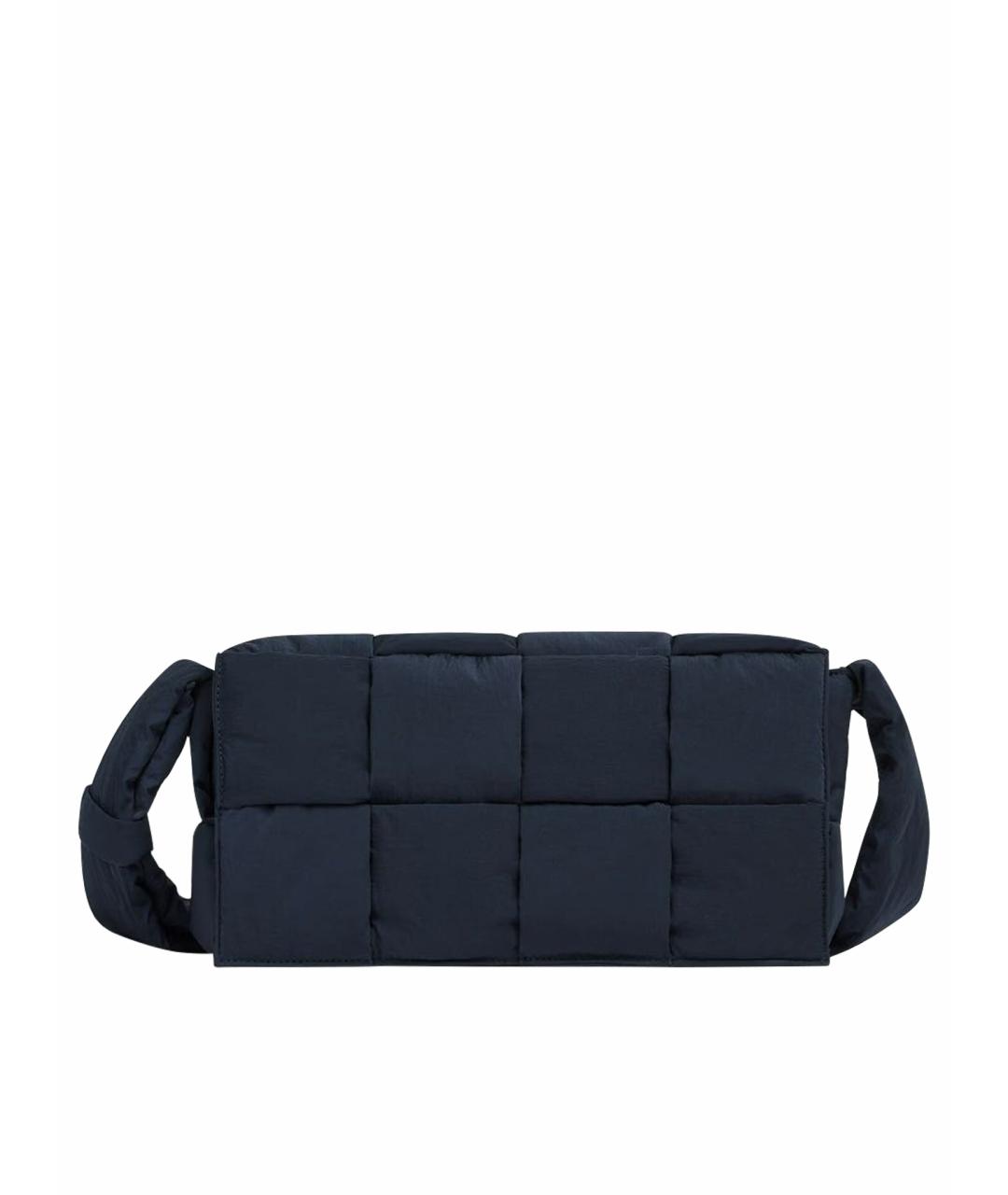 BOTTEGA VENETA Темно-синяя сумка на плечо, фото 1