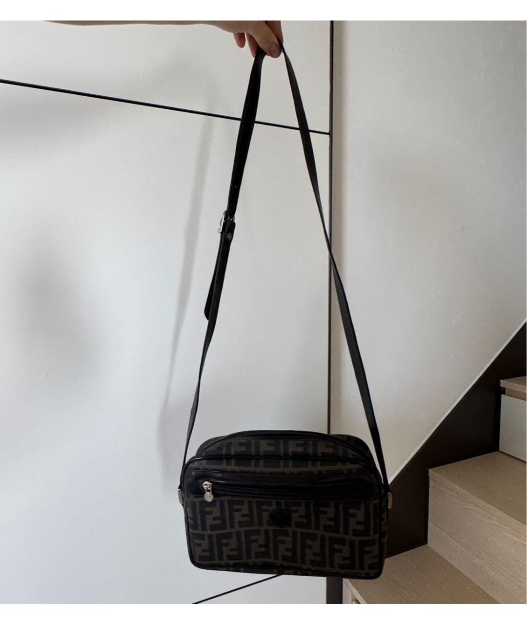 FENDI Коричневая сумка на плечо, фото 8
