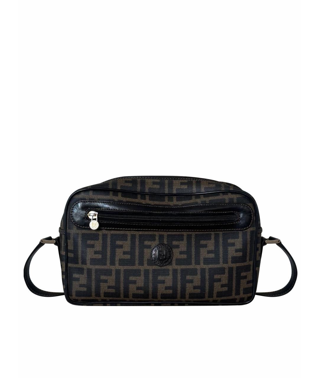 FENDI Коричневая сумка на плечо, фото 1