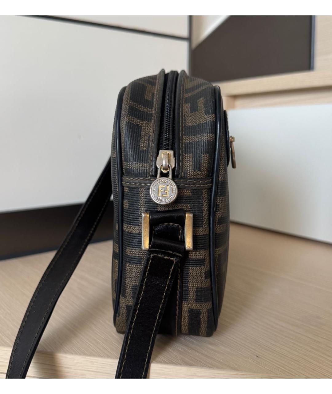 FENDI Коричневая сумка на плечо, фото 7